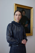 Delphine Shirt with Ruffle Collar