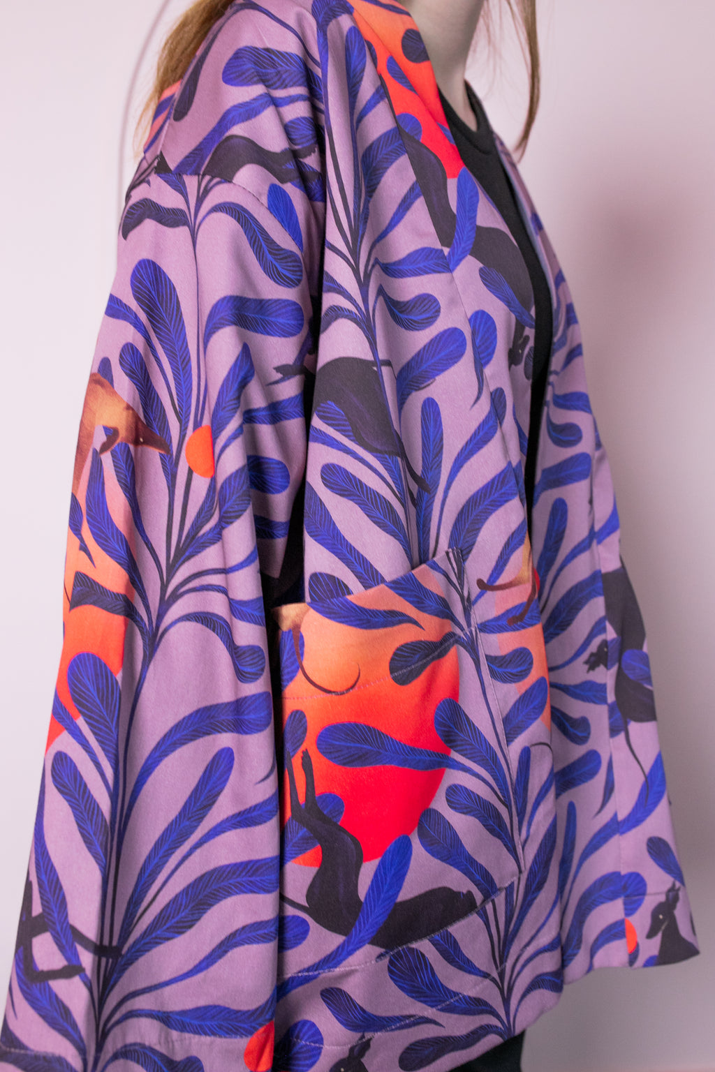Greyhound Night Kimono
