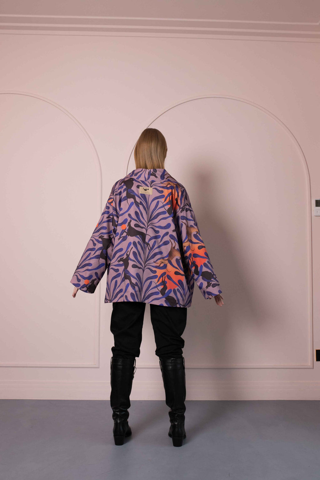 Greyhound Night Kimono