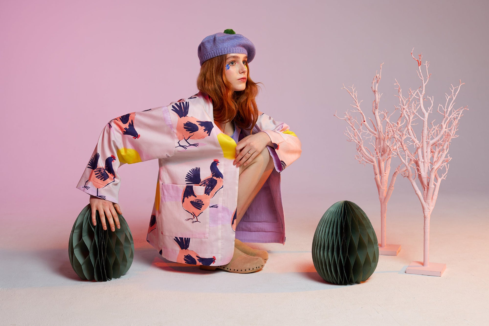 Ballad of the Hens Kimono