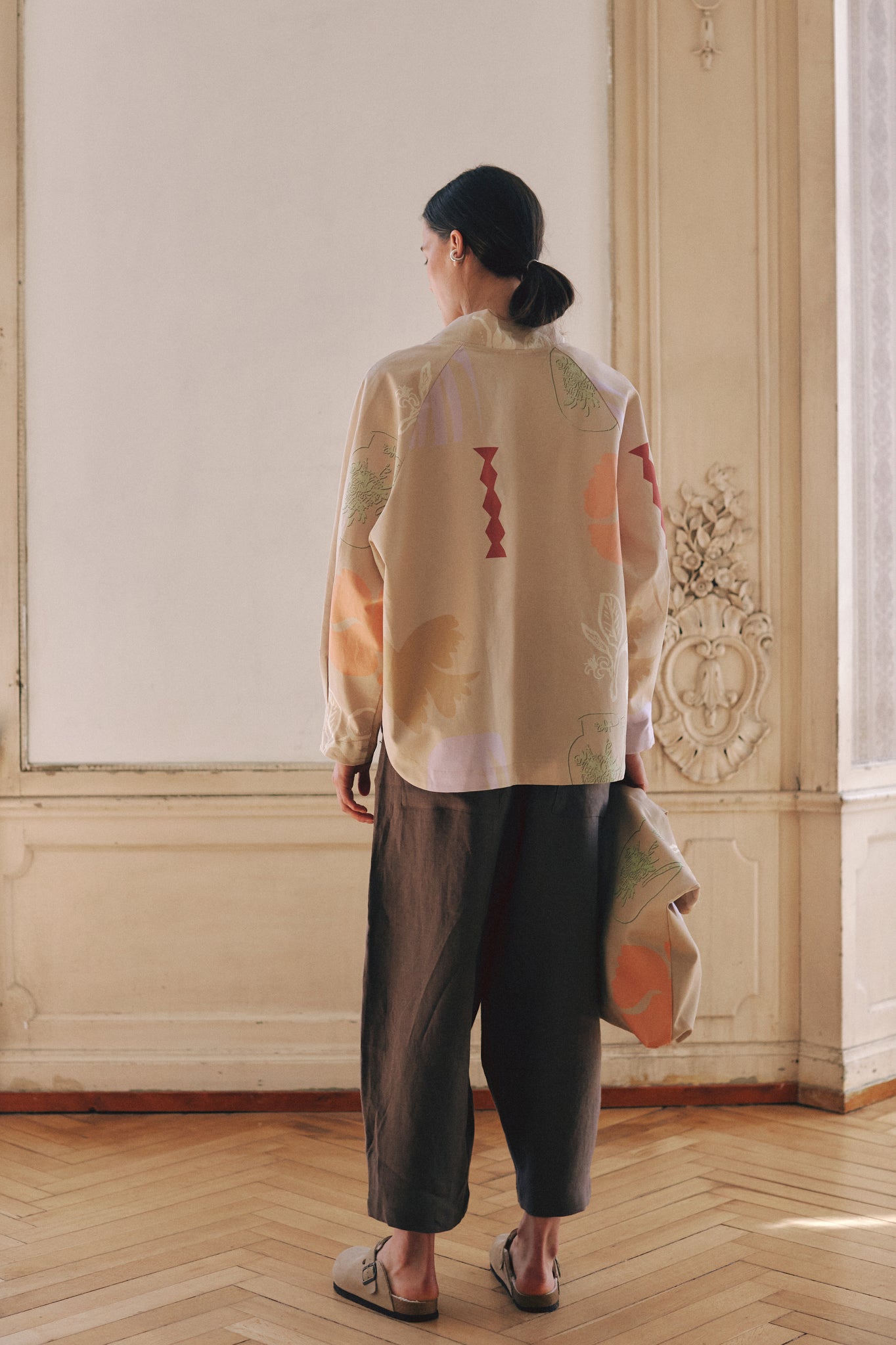 Tokio Linen Barrel Trousers