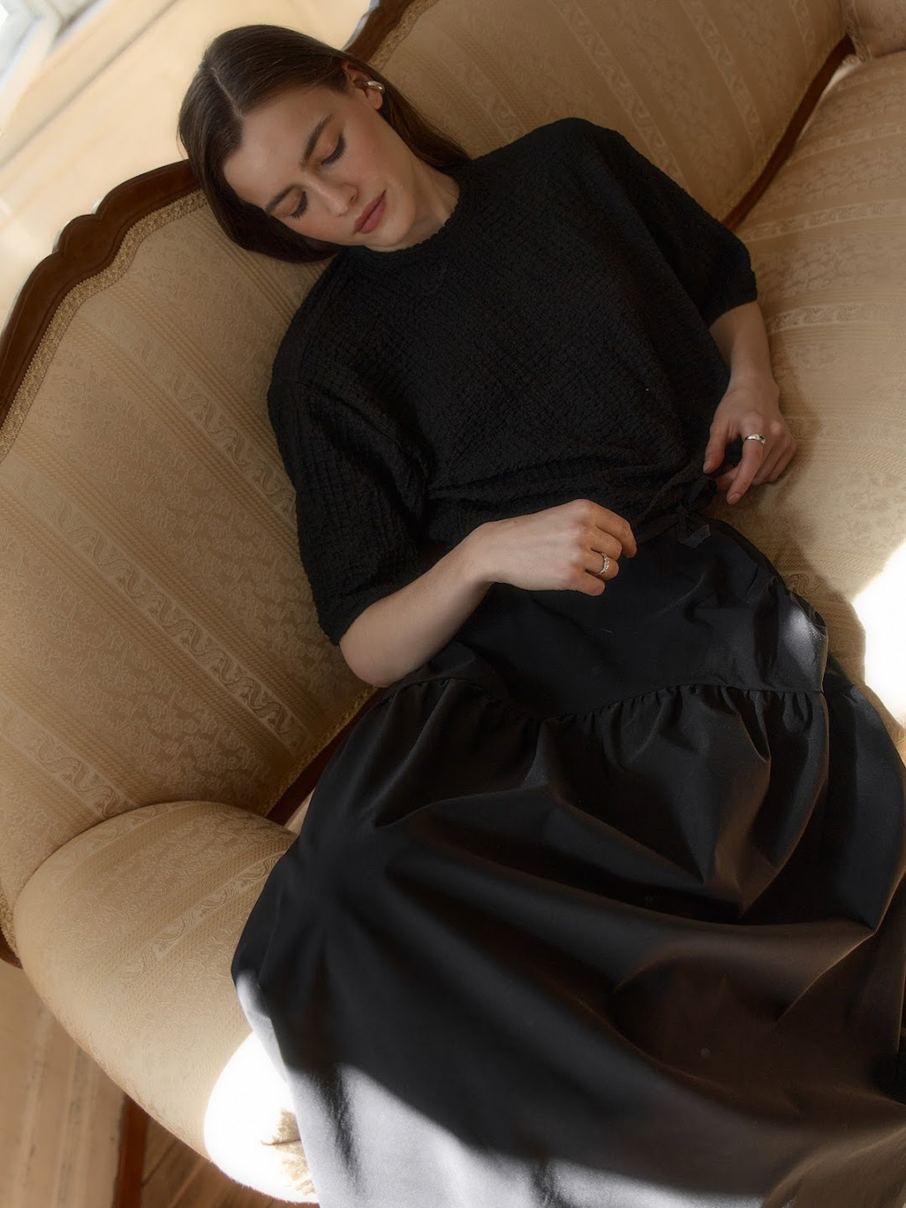 Black Penelope Skirt
